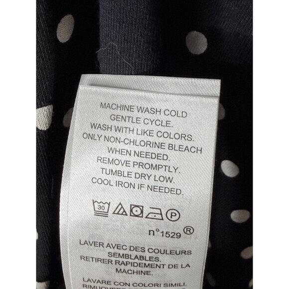 Lauren Ralph Lauren Polka Dot Surplice Top 3X Faux Wrap Long Sleeve Career NWT - Picture 7 of 13